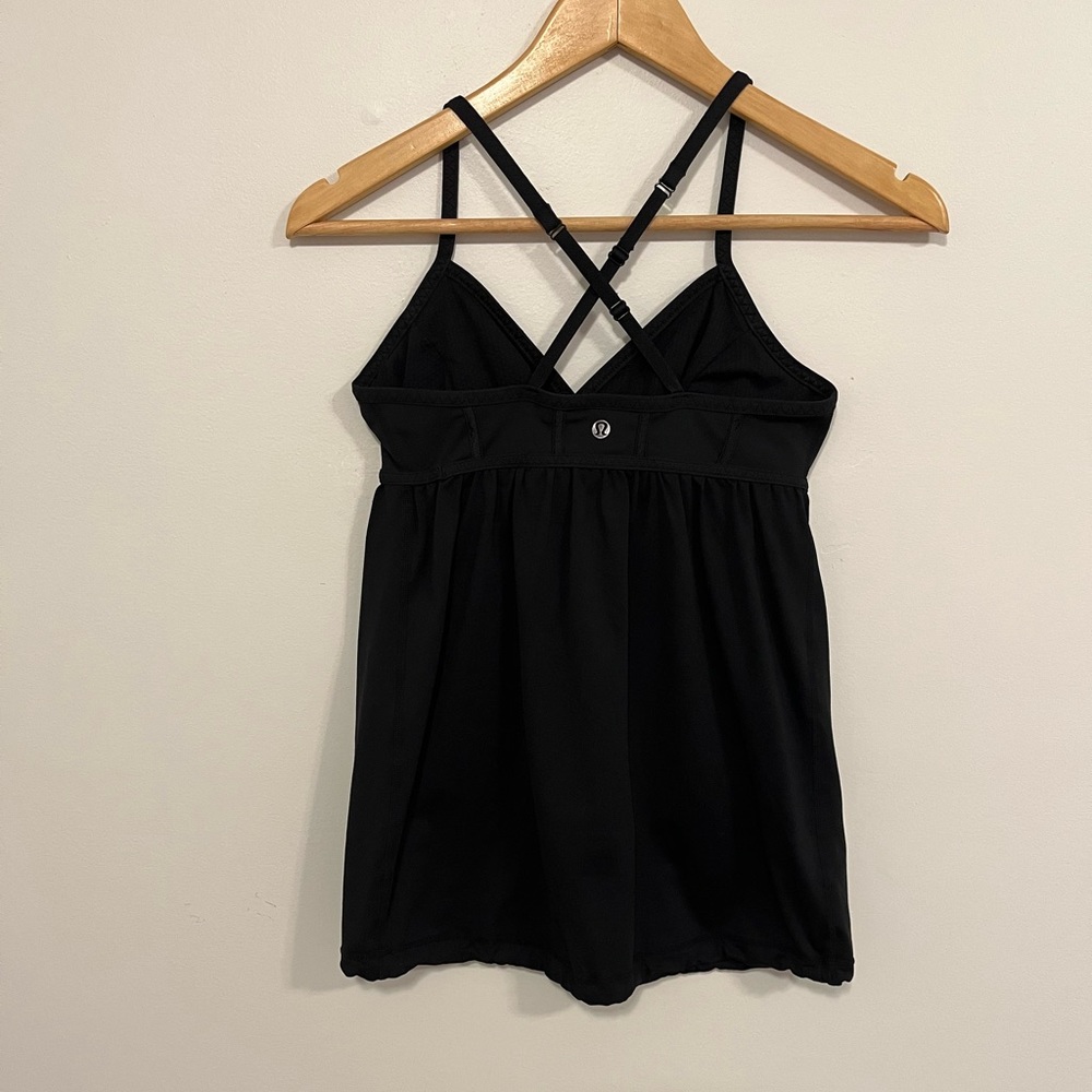 Lululemon Rehearsal Tank Black 4 - Picture 14 of 16